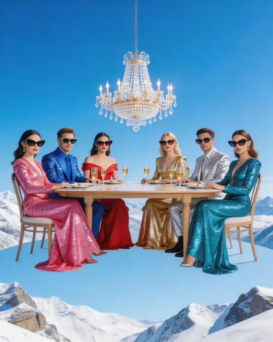 A Surreal Luxury Fashion Editorial Set High Photography Seedream 5.0 Prompt AI image prompt example