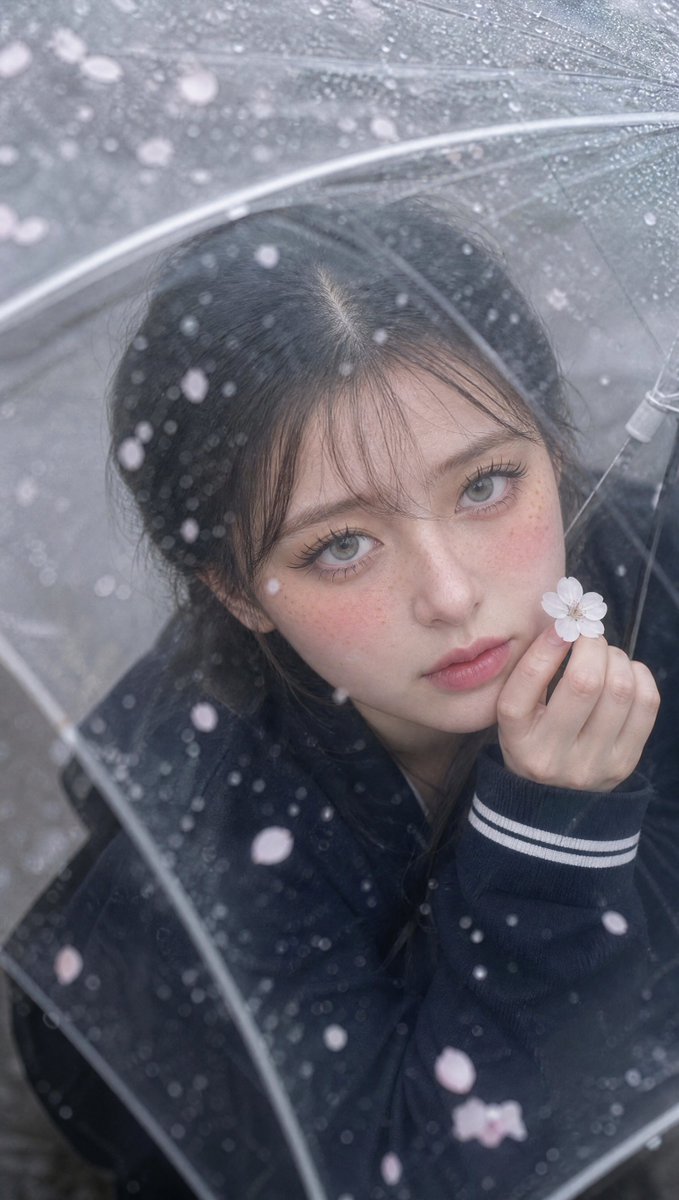 Japanese Rainy Girl Based On A Young Photography Seedream 5.0 Prompt AI image prompt example