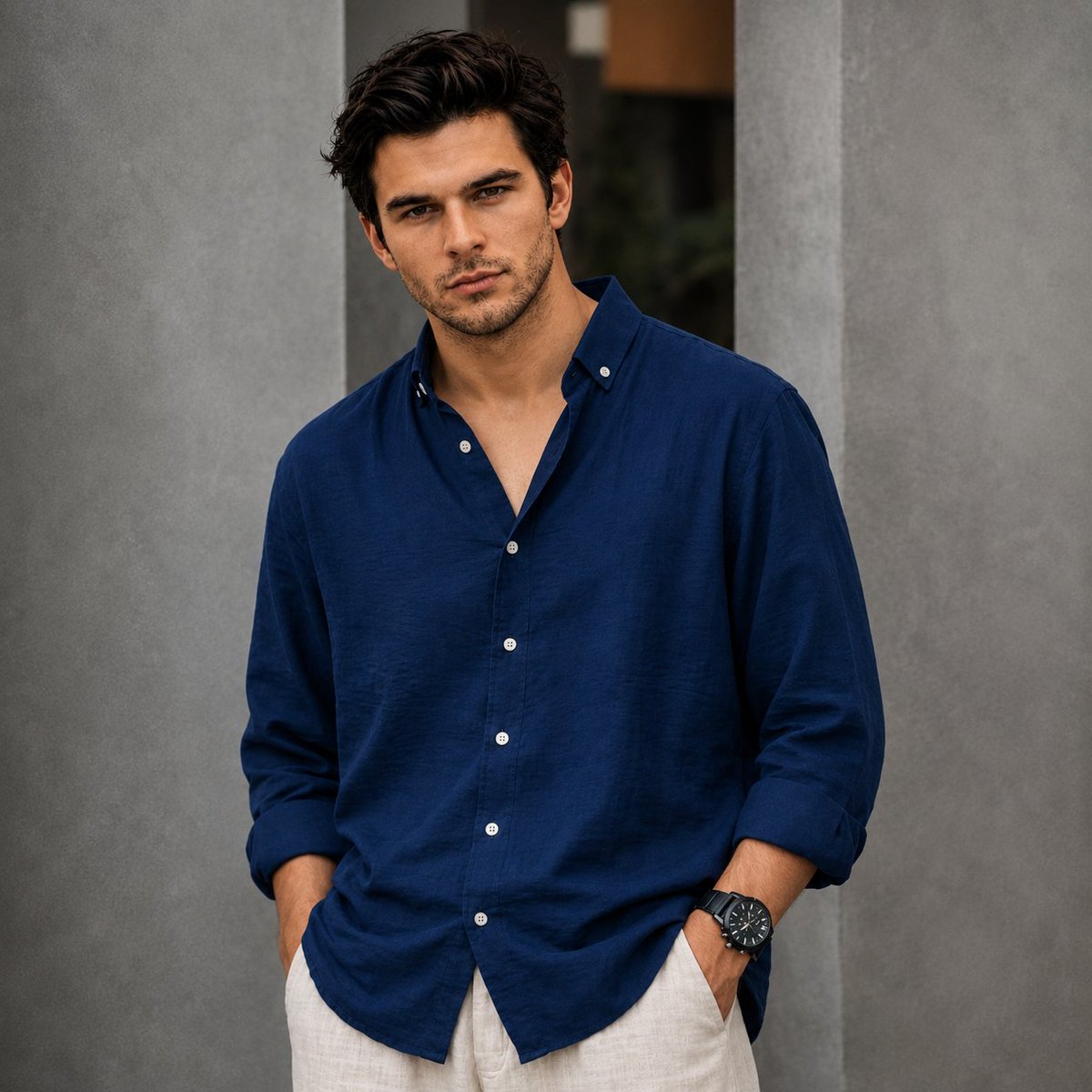 Ultra Realistic Fashion Portrait Of A Handsome Photography Seedream 5.0 Prompt AI image prompt example