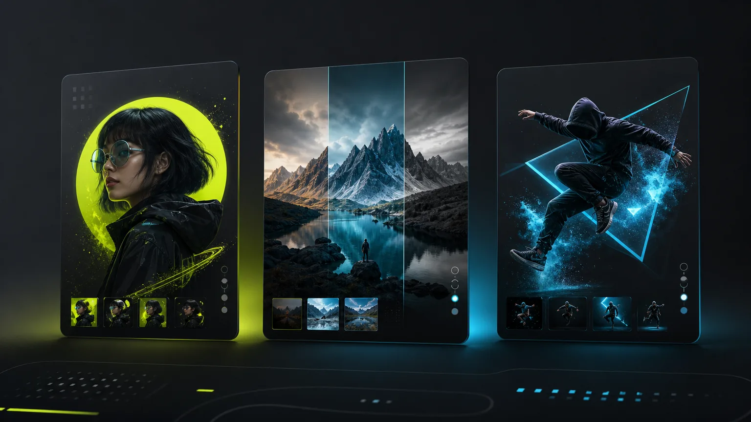 Nano Banana 2 social ad concept board