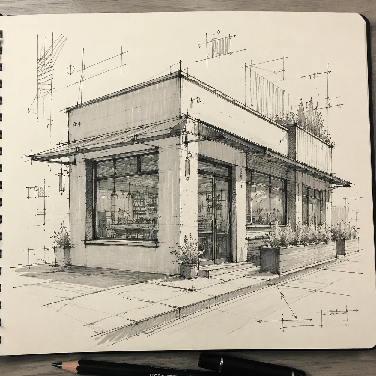 Sketch AI Sketch to Render example