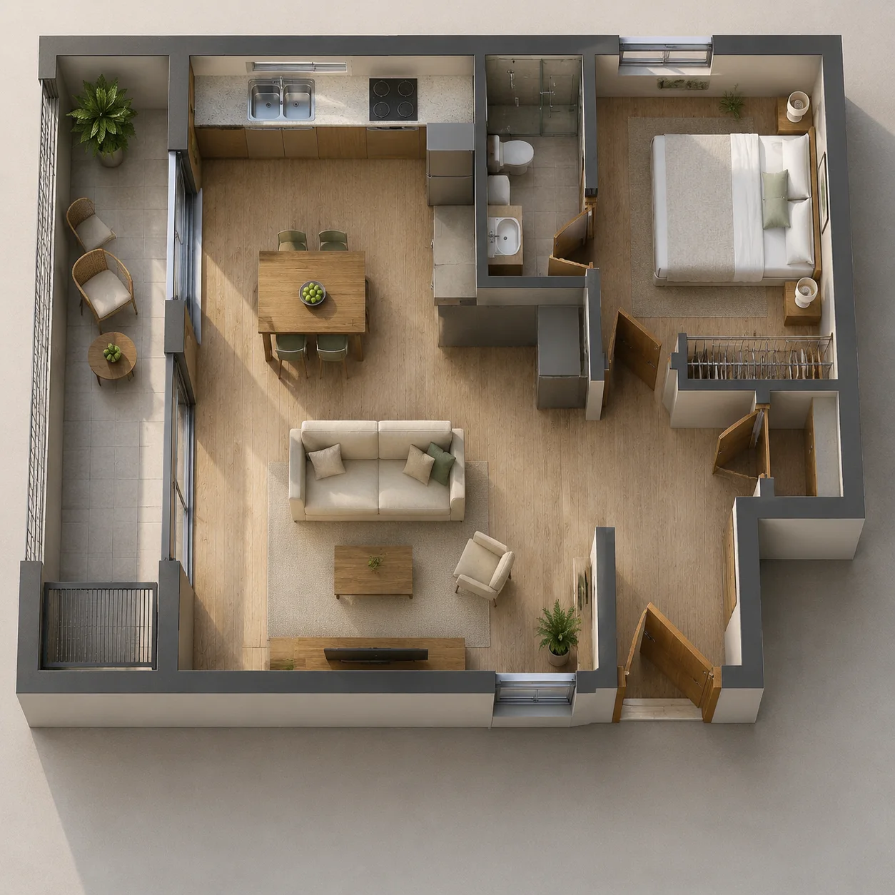 Render AI Sketch to Render example