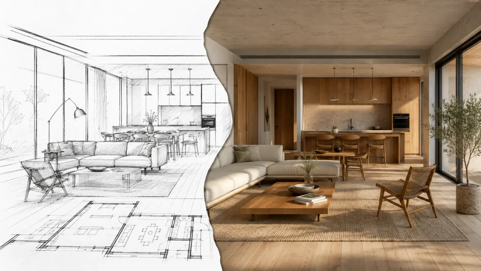 Preserve the drawing structure visual example